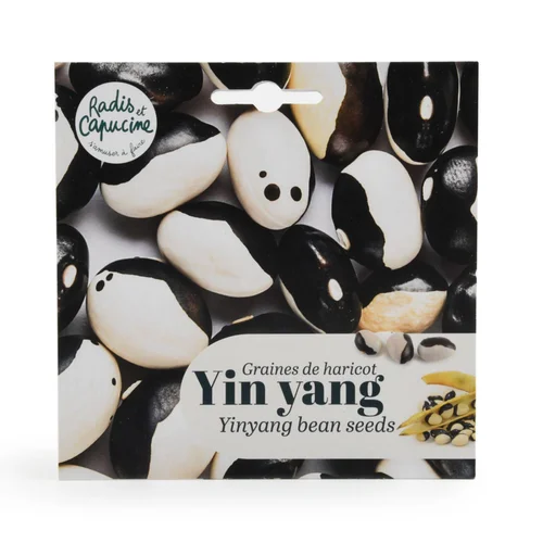 Pour compléter vos extérieurs:Graines de haricot Yin Yang en carton Vilmorin - graines à semer
