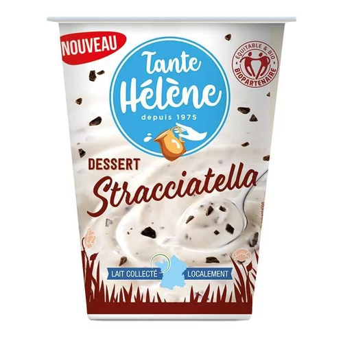 Pratique au jardin:Dessert stracciatella Tante Hélène - 400g