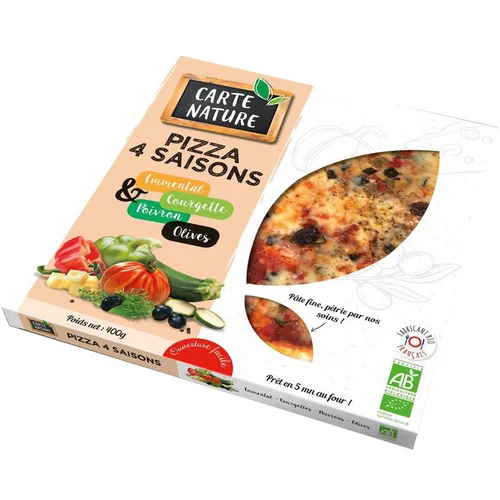 Pour mieux organiser votre jardin:Pizza 4 saisons Carte Nature - 400 g