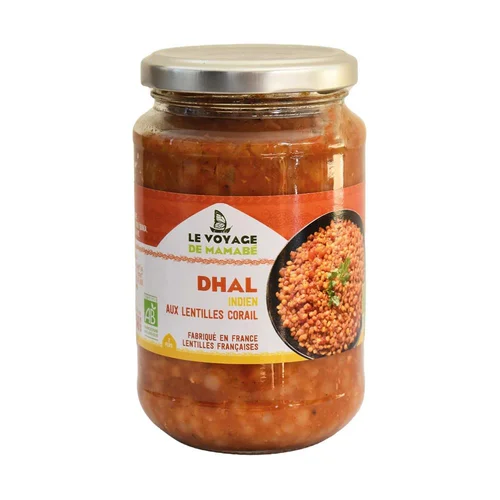 Moderne jardin：Dhal de lentilles corail bio Le voyage de Mamabé - 340 g