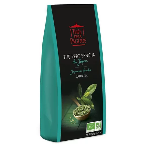 Pour organiser vos extérieurs：Gourmet thé vert Sencha du Japon bio - sachet de 100 g