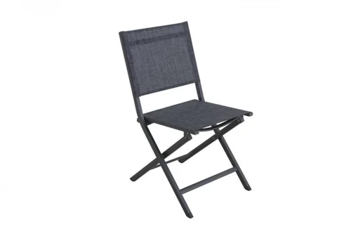 Une idée maline pour le jardin：Chaise pliante en aluminium, anthracite chiné, CREADOR CENSO