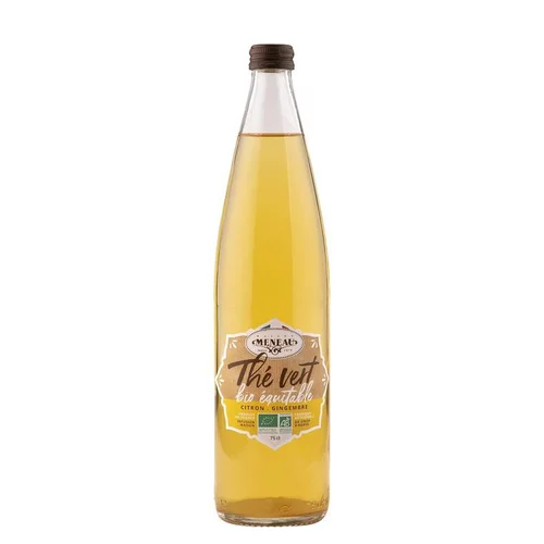 Jardin passion：Thé vert bio équitable citron gingembre Maison Meneau - 75 cl