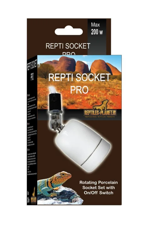 Pour mieux équiper votre jardin：Support de lampe pour terrarium en porcelaine coloris blanc Reptile Planet Repti Socket
