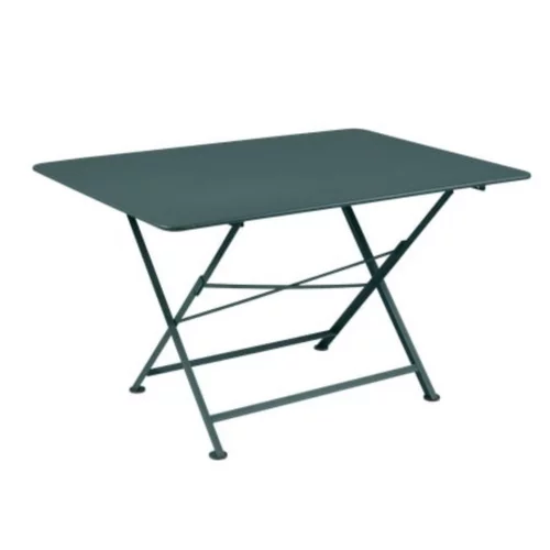 Jardin service:Table pliante Cargo FERMOB gris orage L128xl90xh74