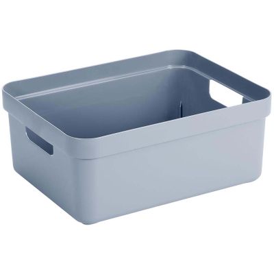 Boite de rangement Sigma home Box 24L (Bleu gris)