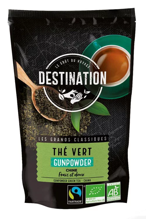 Jardin facile：Thé vert nature gunpowder Destination - 200 g