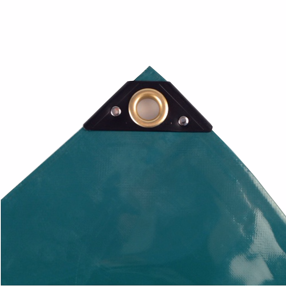 Bâche PVC 650g – bâche étanche 10 × 12, verte, imperméable (120m)