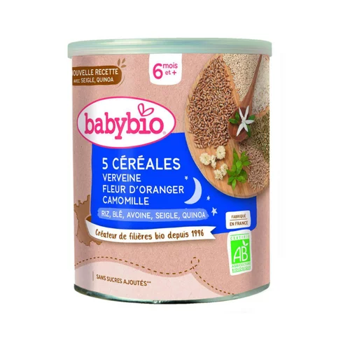 Jardin et plaisir:Céréales Camomille Fleur d'Oranger Verveine - 220 gr
