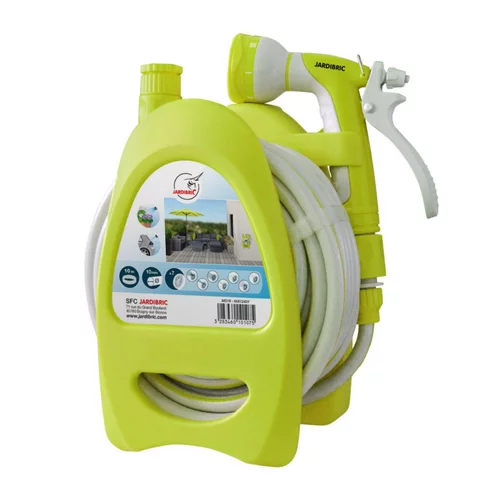 Essentiel extérieur:Mini dévidoir portable Jardibric - 10 m