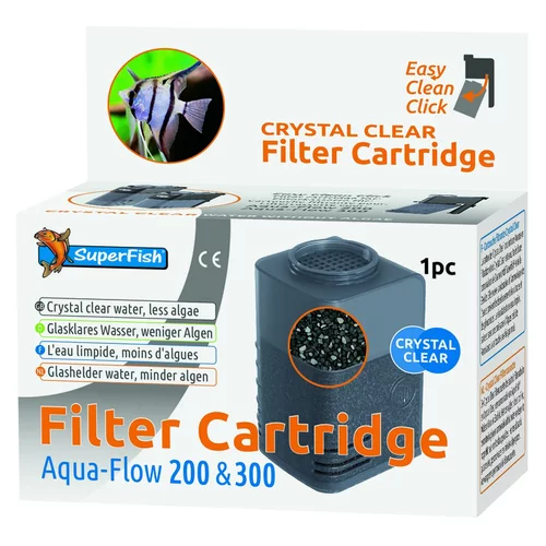 Pour compléter vos extérieurs：Cartouche Filtration Crystal Clear 200 12x7x11cm