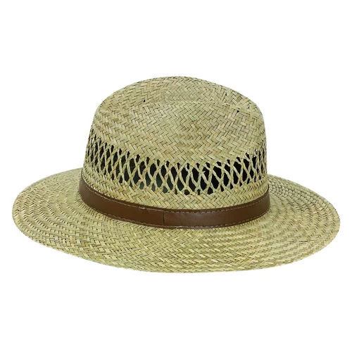 Jardin et maison:Chapeau de paille camberra beige pour homme taille 56