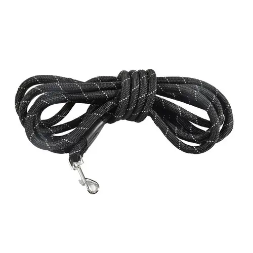 Jardin qualité：Longe ronde coloris noir Bobby - 10 m