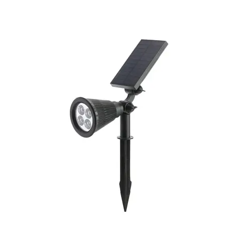 Facile à intégrer à l’extérieur：Spot Lumi 70 lm coloris noir effet blanc froid - 32,5 x 9 x 17,5 cm