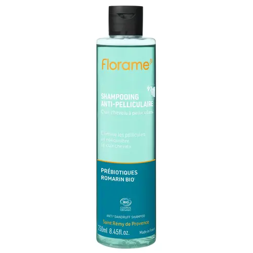 Bien pensé pour le jardin：Shampooing anti-pelliculaire Florame - 250 ml