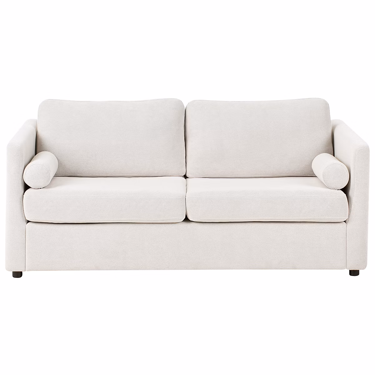 Canapé-lit INKOO Tissu Blanc cassé – Réf. AGLLXEWXE4855993161