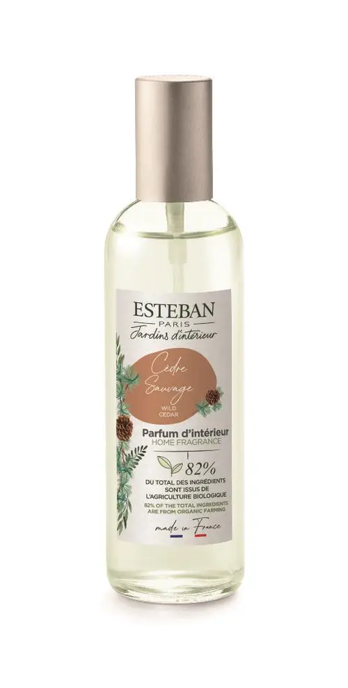 Solution simple：Vaporisateur de parfum Cèdre Sauvage Esteban - 100 ml