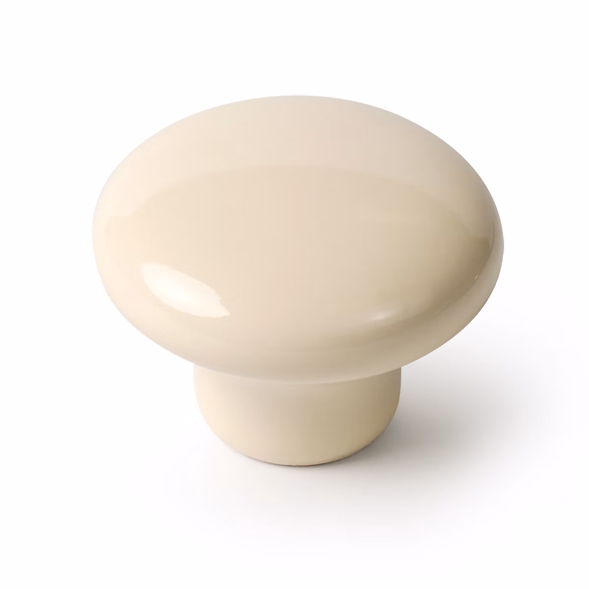 Bouton de meuble porcelaine diamètre 32 mm porcelaine beige piéces – lot de 36