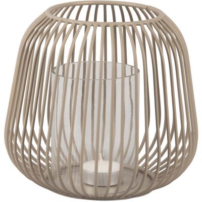 Lanterne en métal filaire Illuminate 17 x 15.5 cm (Gris foncé)