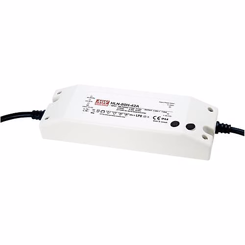 Driver LED HLN – 80H | 24A | alimentation à découpage 81 W | sortie 24 V DC | IP64.