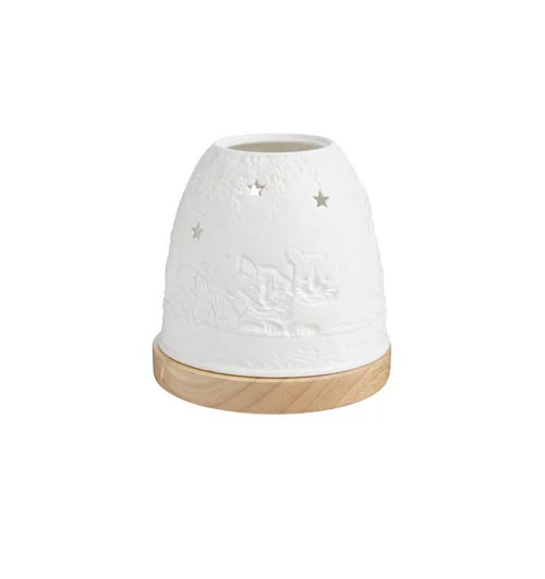 Sélection au jardin:Mini-igloo lumineux en verre à motif chat Bernard Grange