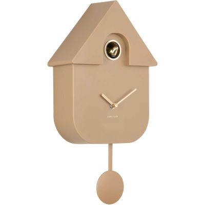 Horloge murale en ABS Modern Cuckoo Oro (Mocka)