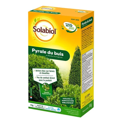 Jardin plaisir:Sachet pyrale du buis Solabiol - 1 sachet de 15 g