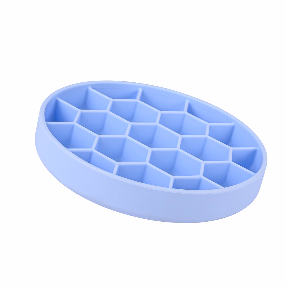 Ecuelle anti-glouton L D 21 cm silicone ventouse bleu pour chien – Réf. WCTMUHKJC4039358413