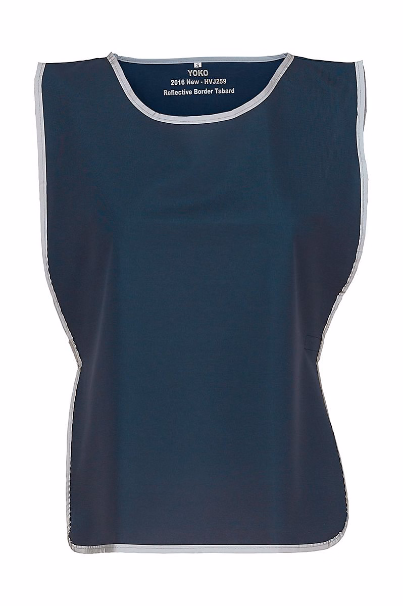 Chasuble de sécurité – réfléchissant, HVJ259, bleu marine, taille:L/XL