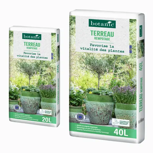 Jardin tendance:Terreau de rempotage botanic®