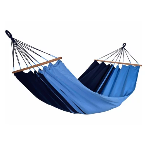À adopter au jardin：Hamac coloris bleu Caraïbes certifié FSC® Jobek Hamac GraphiK - 300 x 140 cm