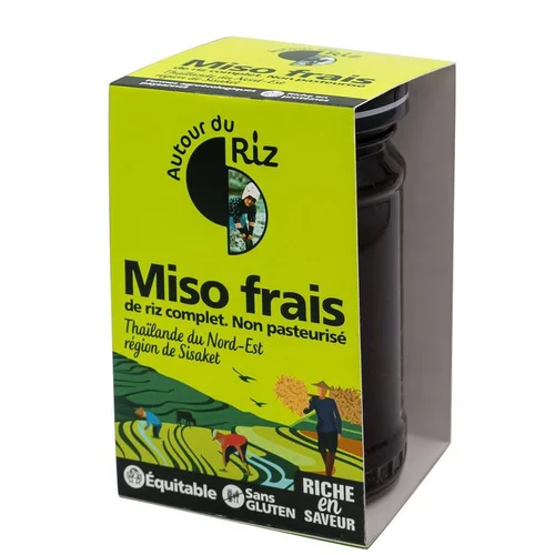 Espace vert utile：Miso frais non pasteurisé bio La compagnie du riz - 250 g