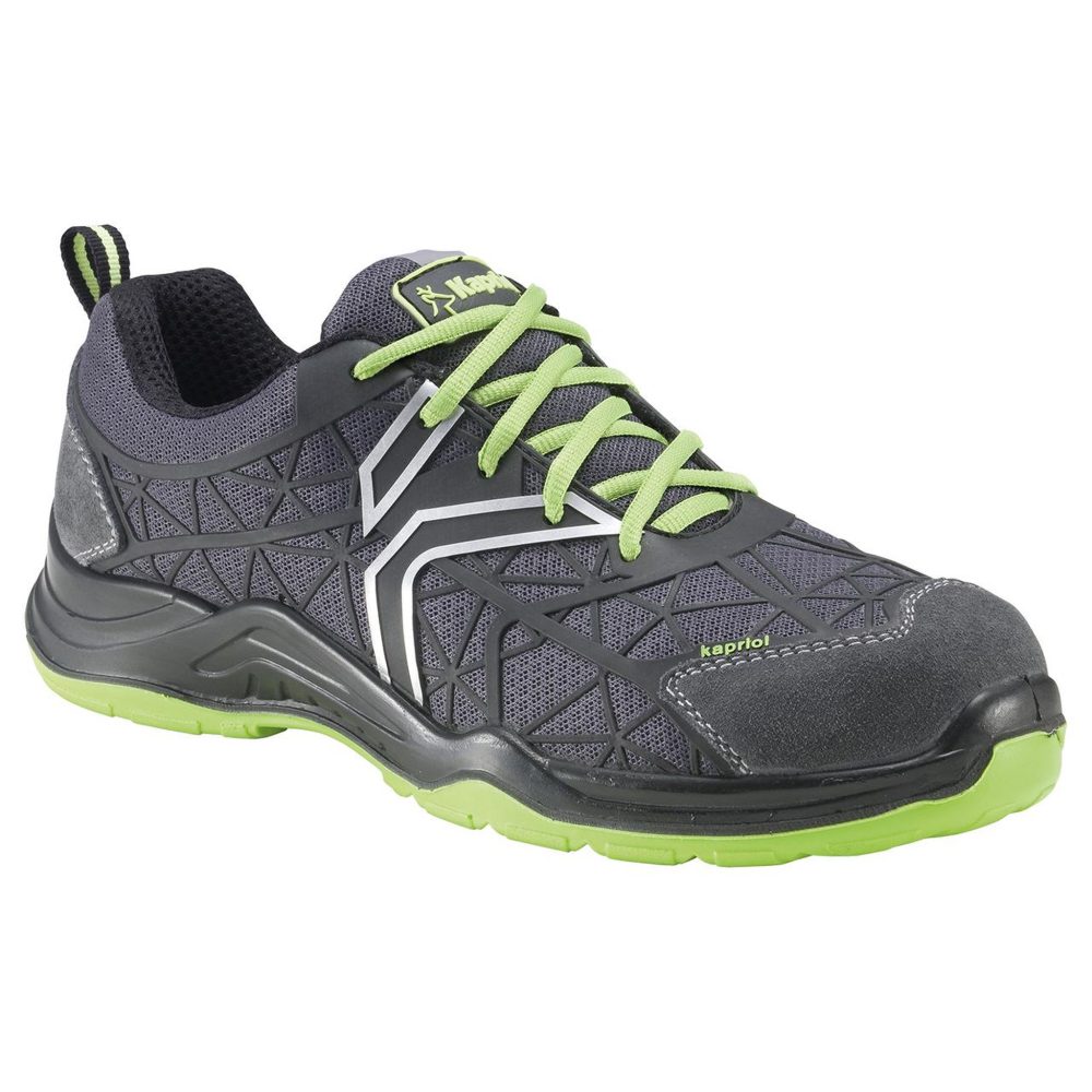 CENTRALE BRICO Chaussures de sécurité basses KAPRIOL Spider, coloris noir/vert T42