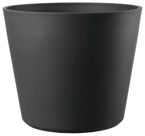 Pour simplifier vos extérieurs：Vase Origin coloris gris Deroma - Ø 38 cm x 31,8 cm x 22,3 L