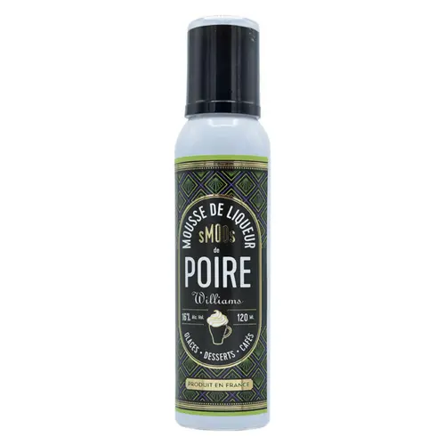 Bien pratique au jardin：Mousse de liqueur de poire Williams Smoos - 120 ml