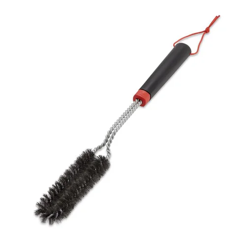 Jardin et nature:Brosse de précision en bambou pour barbecue Weber - 46 cm