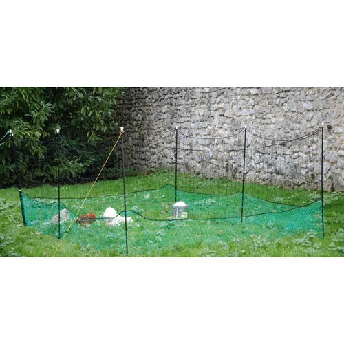 Nature au jardin:Filet-enclos pour poules petit modèle H 125 cm x 12 m