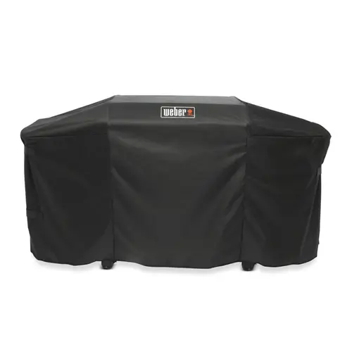 Pour un extérieur agréable：Housse en polyester noir pour plancha 76 cm Weber – 69 x 63,5 x 90 cm