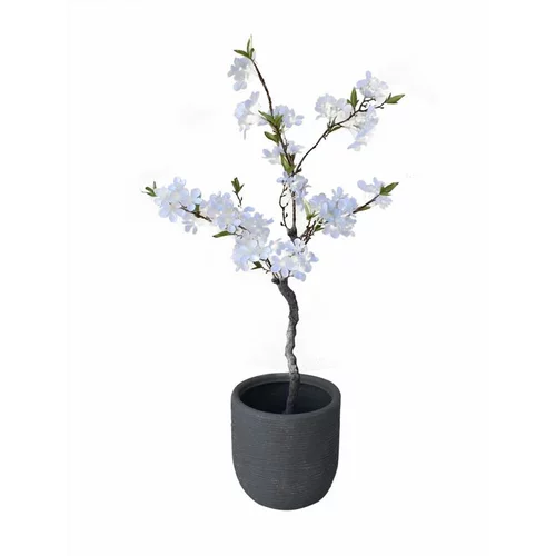 Utile au jardin：Pot rond Granit gris Ø 27 x 26 cm de 12 L