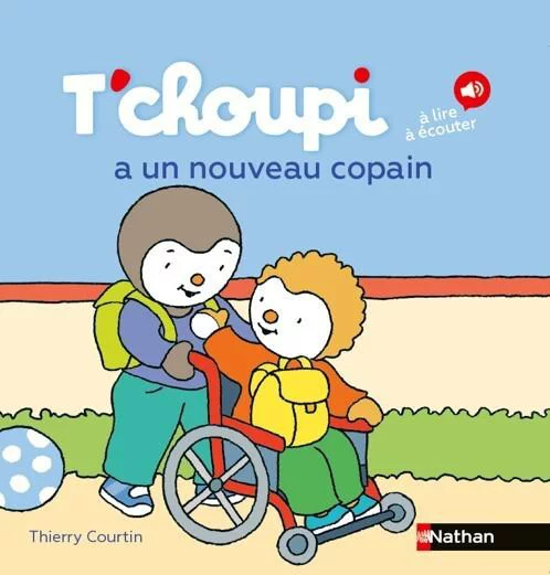 Extérieur confort：Livre T'choupi a un nouveau copain aux Éditions Nathan - 24 pages