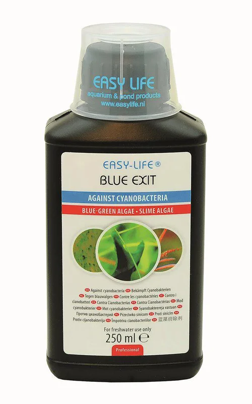 Équipement jardin：Médicament anti-algues bleues pour aquarium Dewerse BlueExit - 250 ml