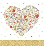 Un choix pratique pour le jardin:Carte double Arabesque aux Éditions Pictura - 16 x 16 cm