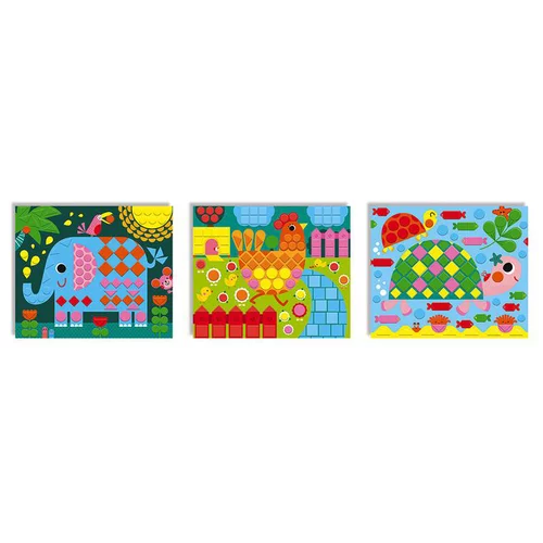 Mieux au jardin:Jeu créatif Mosaïque animaux – Dès 3 ans