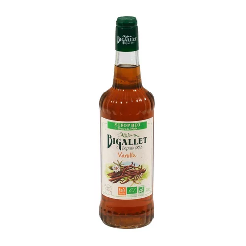 Jardin à équiper：Sirop de vanille bio - 70 cl