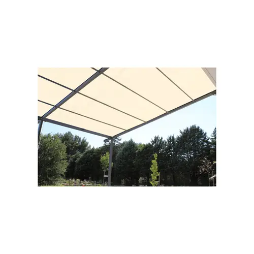 Espace vert moderne：Toile renforcée pour extension de la pergola Solea Couleurs Du Monde