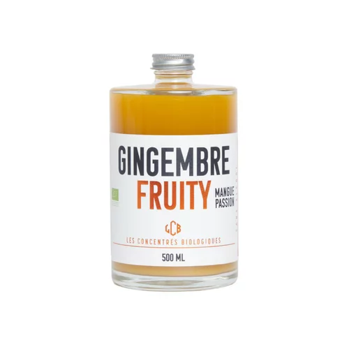 Mieux dehors:Concentrés bio gingembre fruty mangue passion Quai Sud - 50cl