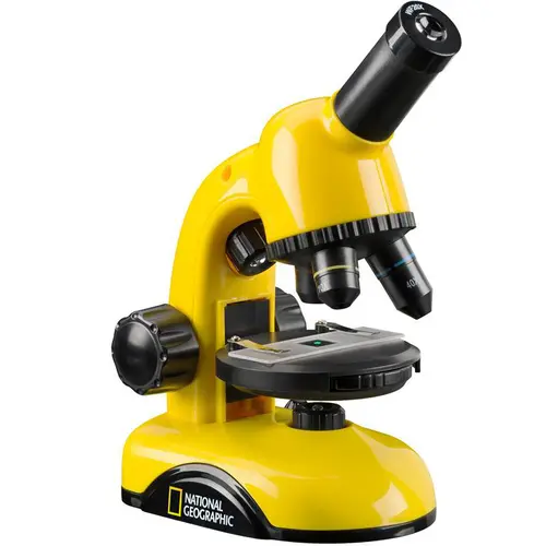 Pour donner du style à l’extérieur:Microscope 40x-800x jaune Bresser - 19 x 13 x 9 cm