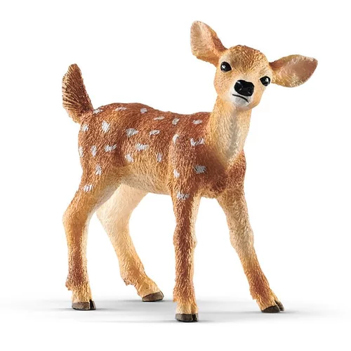 Style jardin:Figurine Faon de Virginie plastique 5,2x5,3x2 cm à partir de 4 ans