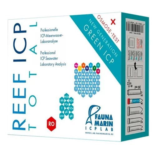 Mieux dehors:Test de laboratoire aquarium complet, FAUNA MARIN, modèle Reef ICP - analyse totale