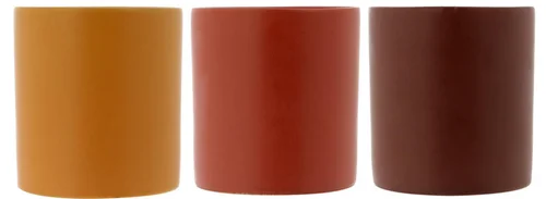 Un indispensable au jardin：Bougie Géraniol céramique colorée coloris muticolore en cire Estivade Denis & Fils - 120 g
